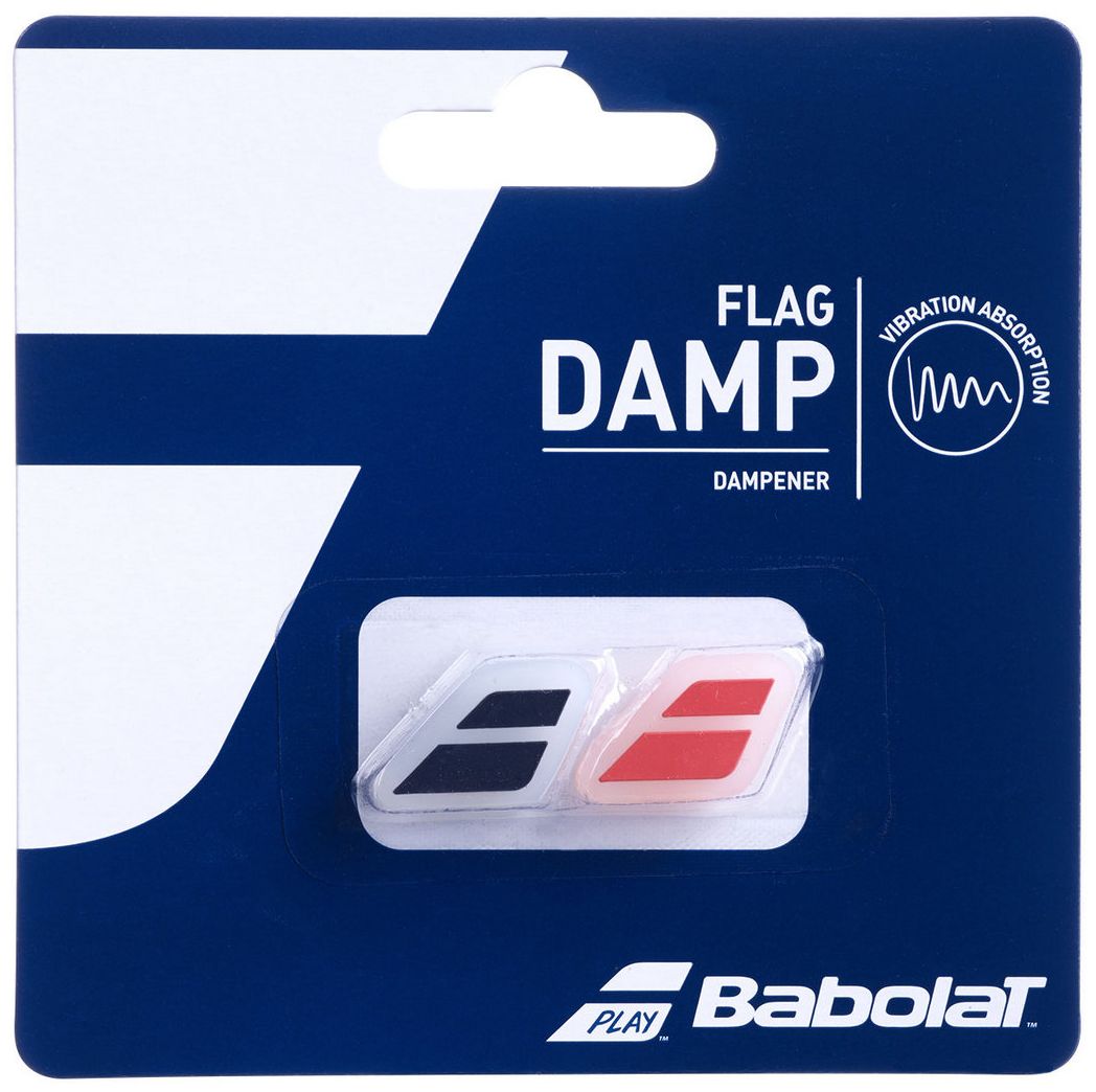Виброгаситель Babolat Flag Damp (2 шт), Чёрный/Флуоресцентный