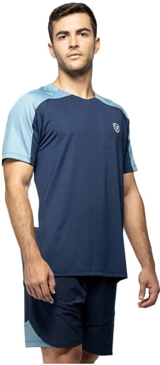 (EU) Футболка мужская Vairo Pro, Синяя (2XL)