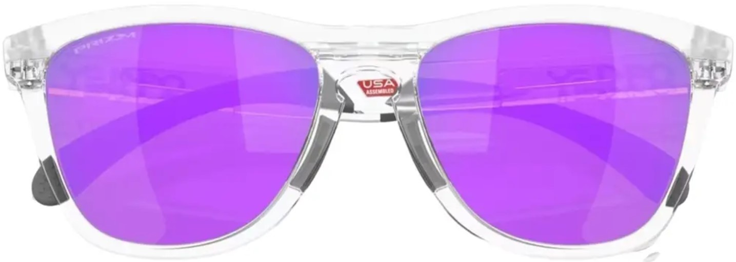 Очки солнцезащитные Oakley Frogskins Range Matte Clear Prizm Violet, Прозрачный/Фиолетовые Линзы
