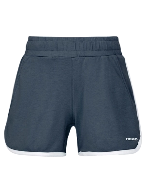 Шорты для девочек Head Tennis Short Junior G, Тёмно-синие (рост 122 см, 6–7 лет)