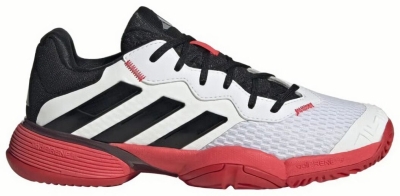(EU) Кроссовки детские Adidas Barricade K, IH5545, Бело-Черные (р. 32)