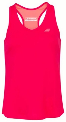 (EU) Майка женская Babolat Play Tank Top, Красная (L)