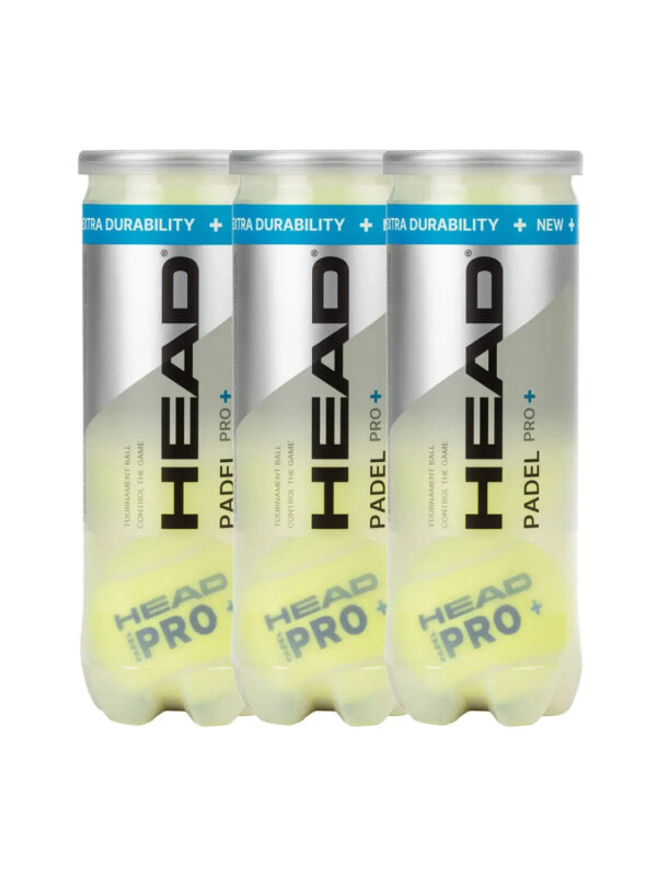 (EU) Мячи для падел тенниса Head Padel Pro +, 3 банки (3 шт в банке)