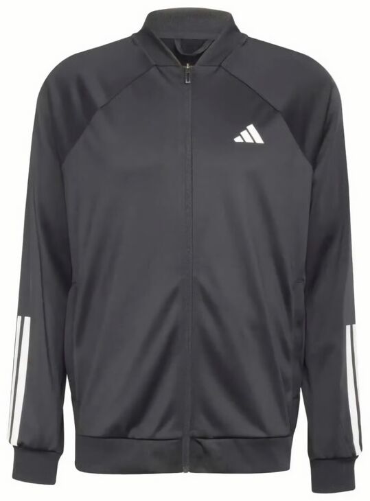 (EU) Ветровка мужская Adidas 3 полоски, Чёрная (S)