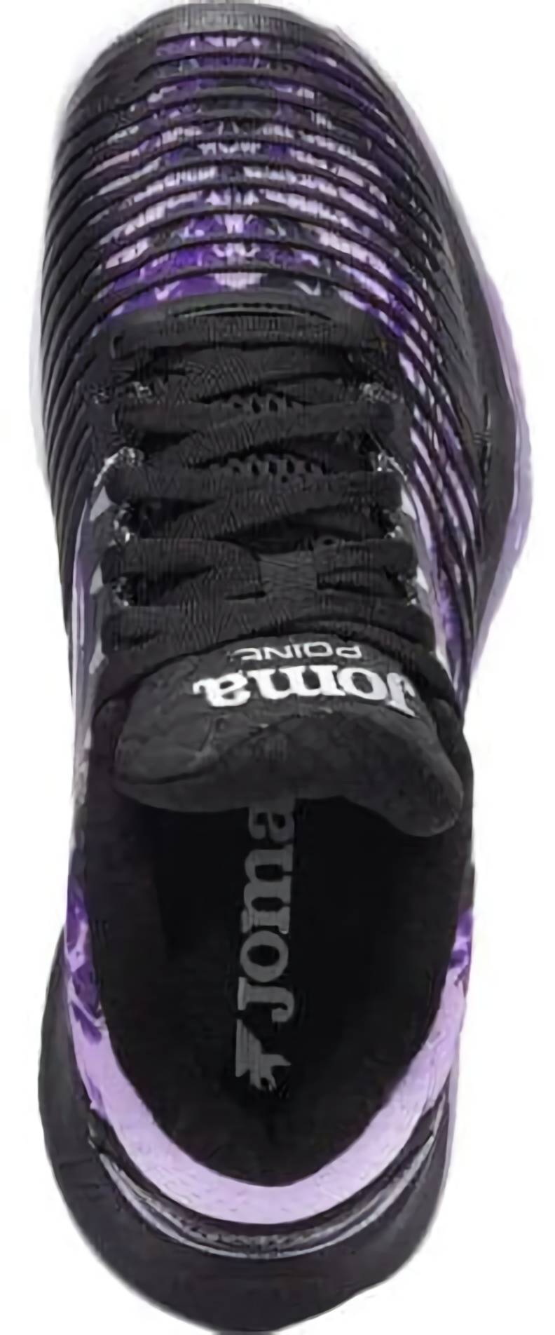 (EU) Кроссовки женские Joma Point Lady 25 Black/Lilac Woman Tpoilw2501C, Чёрные (р. 40.5)