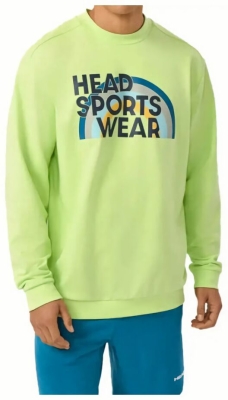 (EU) Лонгслив мужской Head Rally, Зелёный (XL)