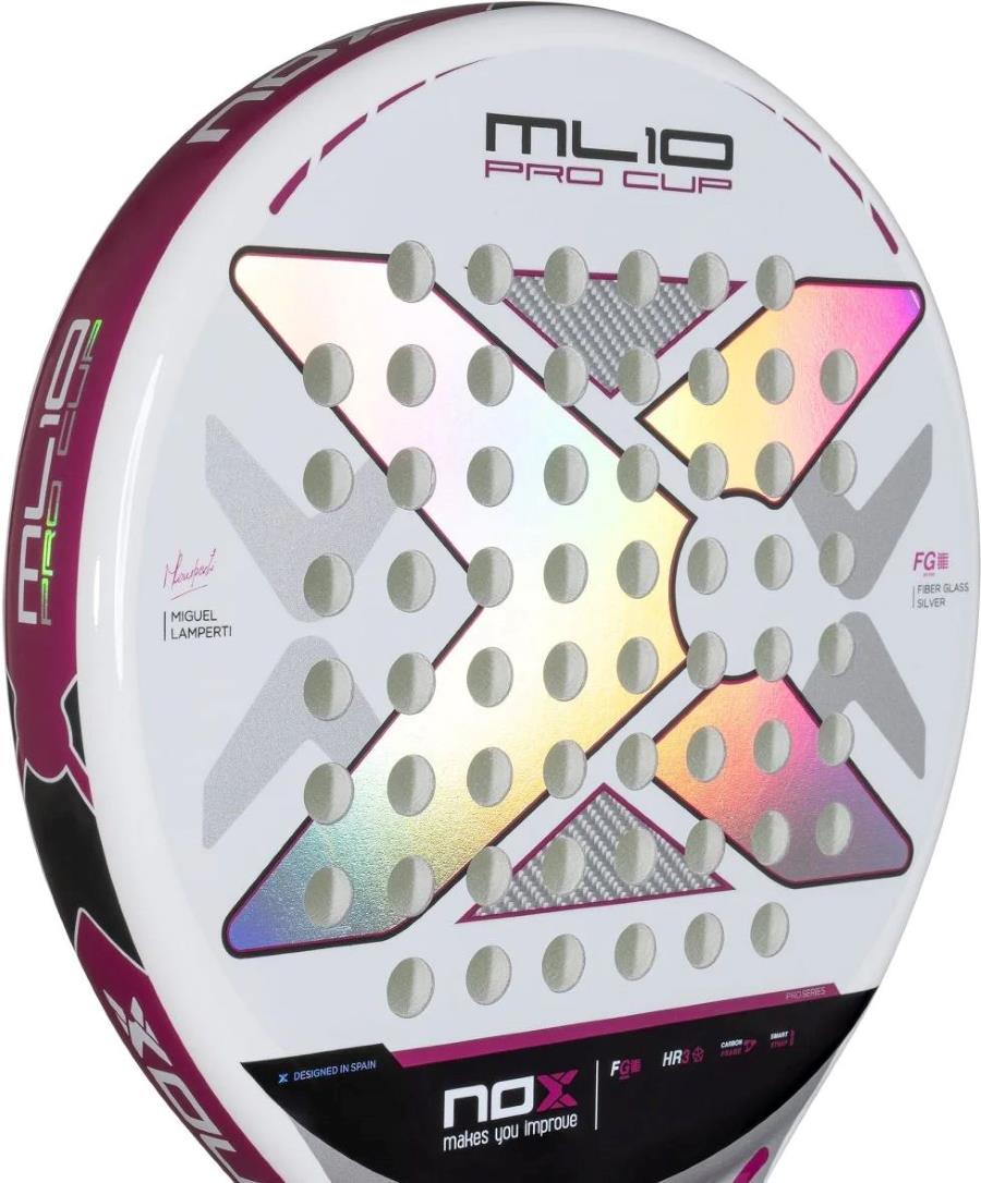 Ракетка для падел тенниса Nox Ml10 Pro Cup Silver By Miguel Lamperti 2025
