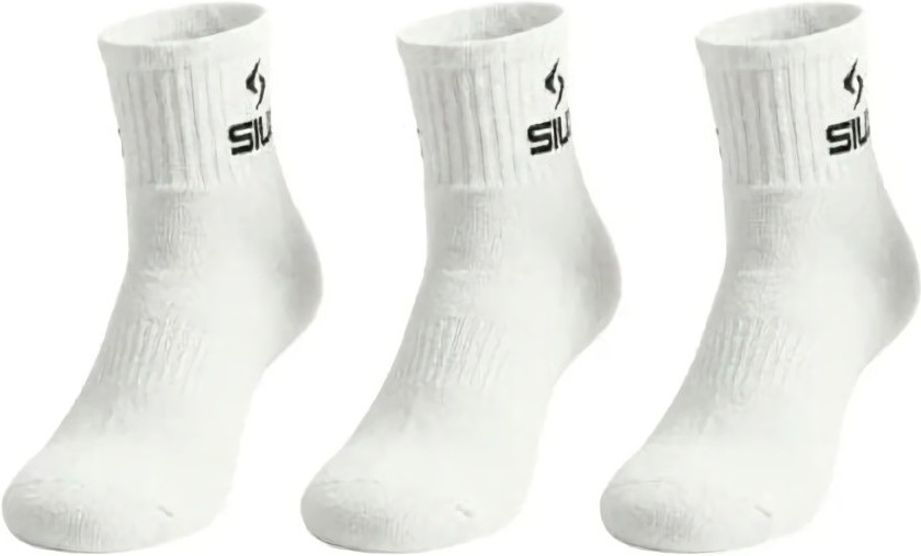 (EU) Носки унисекс Siux Basic 3-Pack, Белые (L)