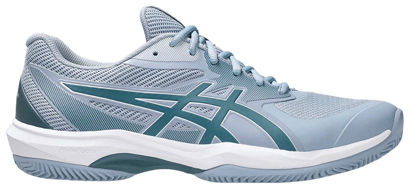 Кроссовки мужские Asics Game FF Clay, Серо-Голубые, для грунтового покрытия (р. EUR 42.5)