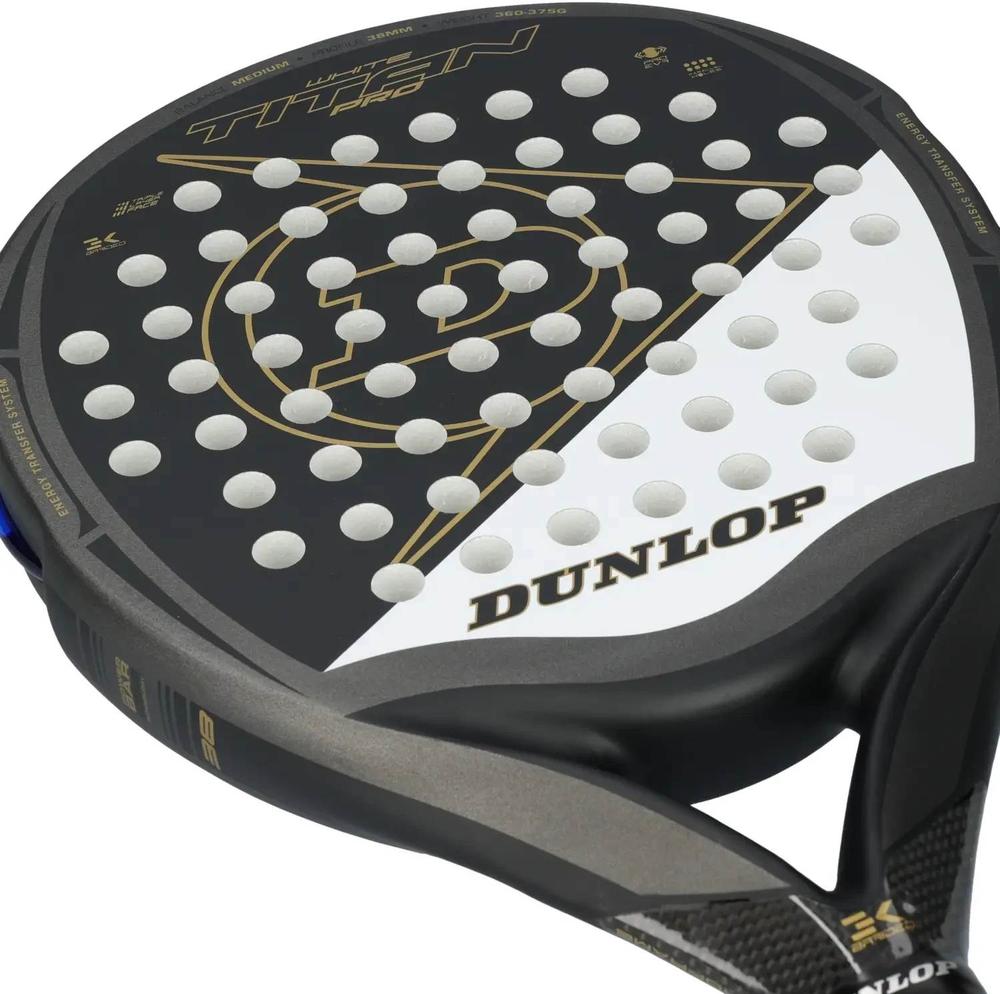 (EU) Ракетка для падел тенниса Dunlop Titan Pro White 2024