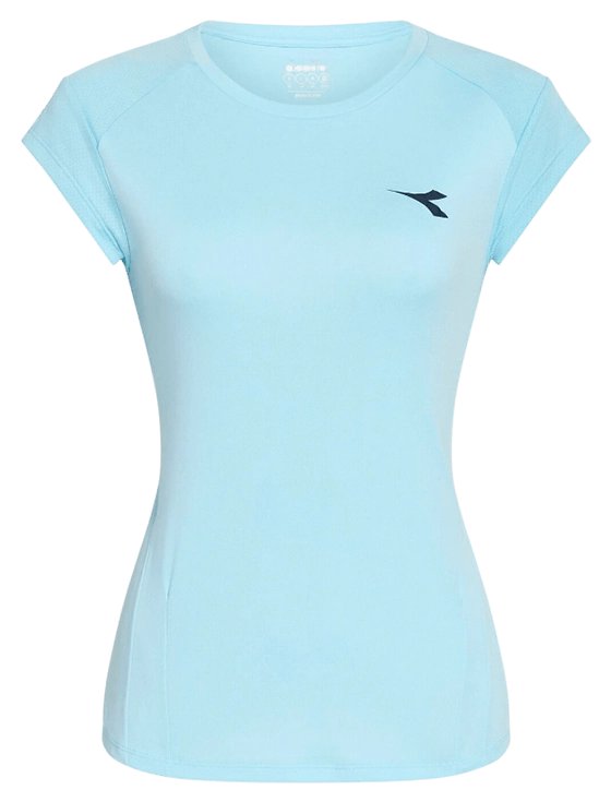 Футболка женская Diadora L. SS T-Shirt Tennis W, Голубая (XS)