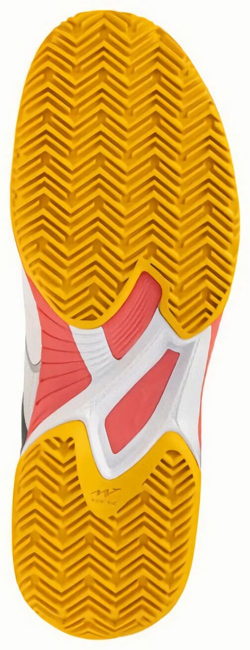 (EU) Кроссовки мужские Mizuno Wave Exceed Court CC, 61GC2520, Бело-Оранжевые (р. 44)