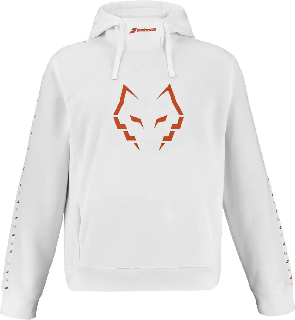 (EU) Свитшот женский Babolat Hood Sweat Juan Lebrón, Белый (XL)