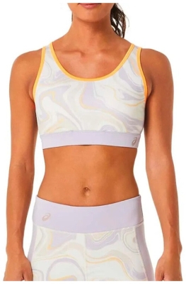 (EU) Бра женский Asics с графическим принтом 2042A269, Белый (S)