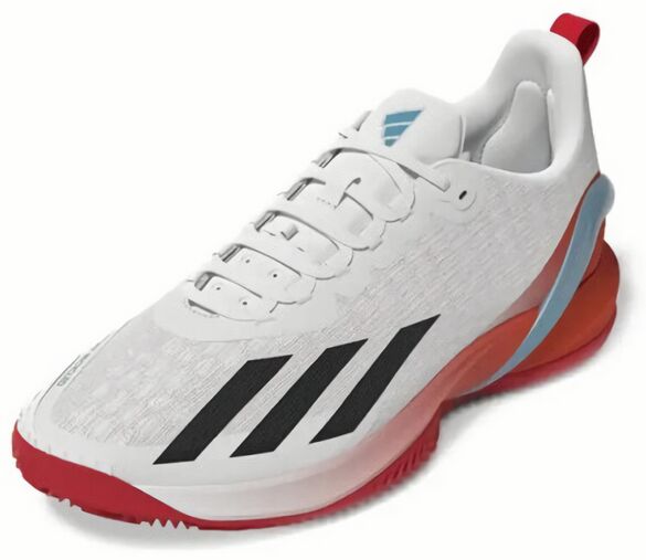 (EU) Кроссовки мужские Adidas Adizero Cybersonic, HQ5923, Бело-Красные (р. 40,6)
