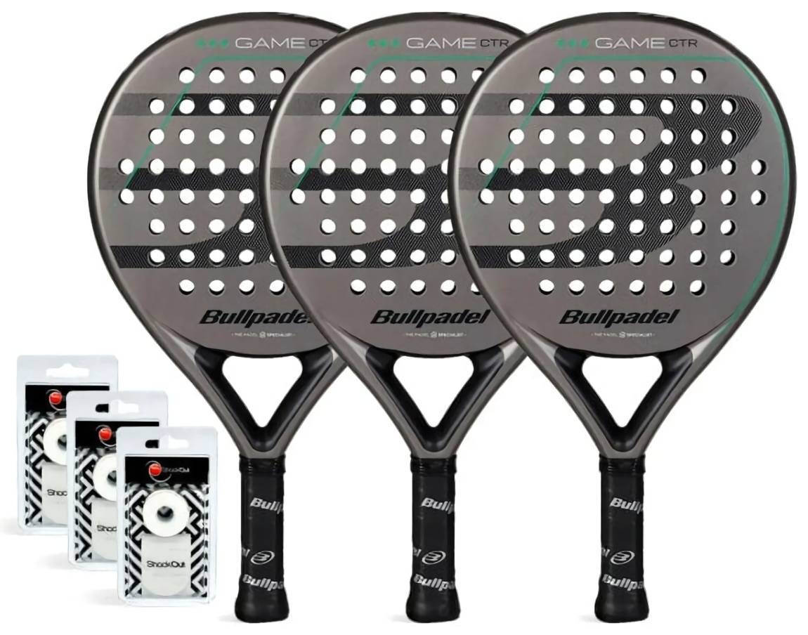 (EU) Ракетка для падел тенниса Трипак Bullpadel Game Control Серый