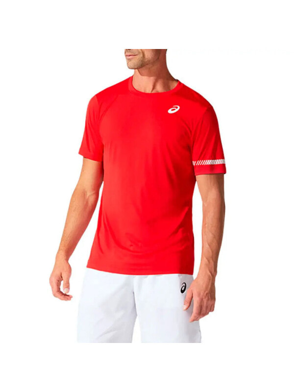 (EU) Футболка мужская Asics Court M SS, Красная (S)