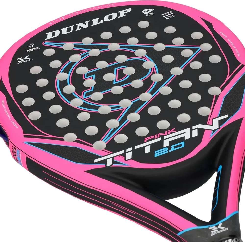 (EU) Ракетка для падел тенниса Dunlop Titan 2.0 Pink