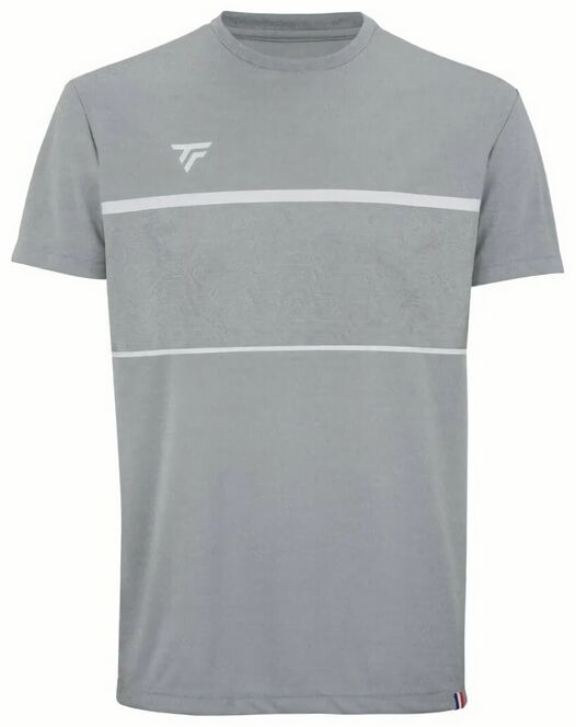 (EU) Футболка мужская Tecnifibre Team Tech 22TETE, Серебристая (L)