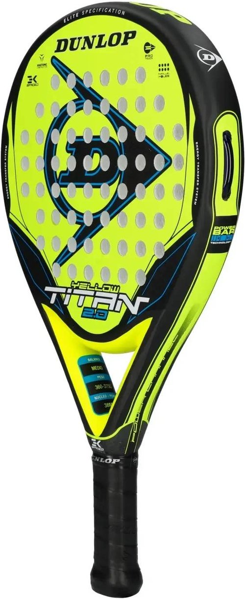 (EU) Ракетка для падел тенниса Dunlop Titan 2.0 Yellow Yellow Blue