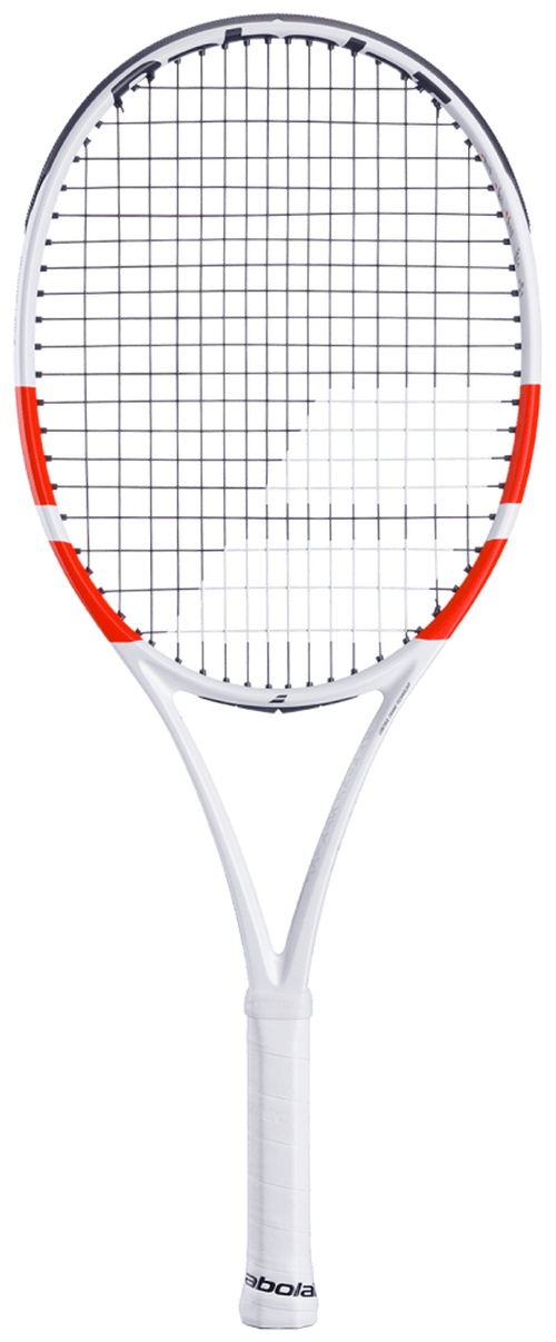 Ракетка для тенниса Babolat Pure Strike Jr 26 2024, ручка 00, Белая/Красная/Чёрная