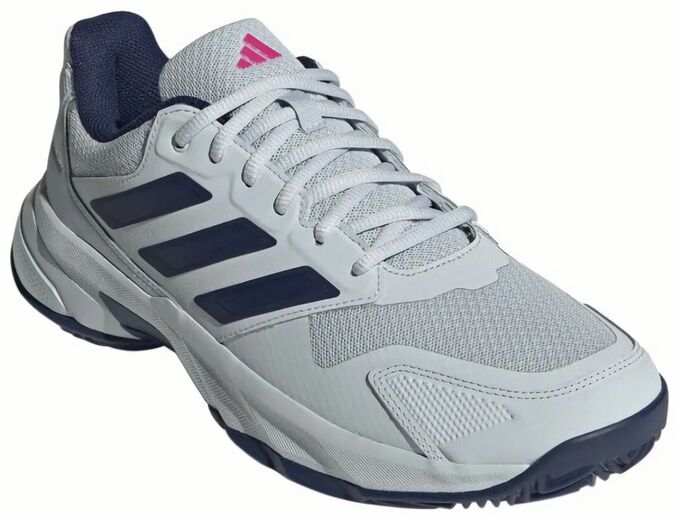 (EU) Кроссовки мужские Adidas Courtjam Control M, IF9137, Светло-Серые (р. 40,6)
