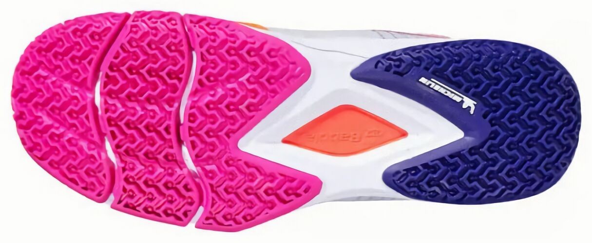 (EU) Кроссовки женские Babolat Jet Ritma, 31F21753 3024, Бело-Оранжевые (р. 40)