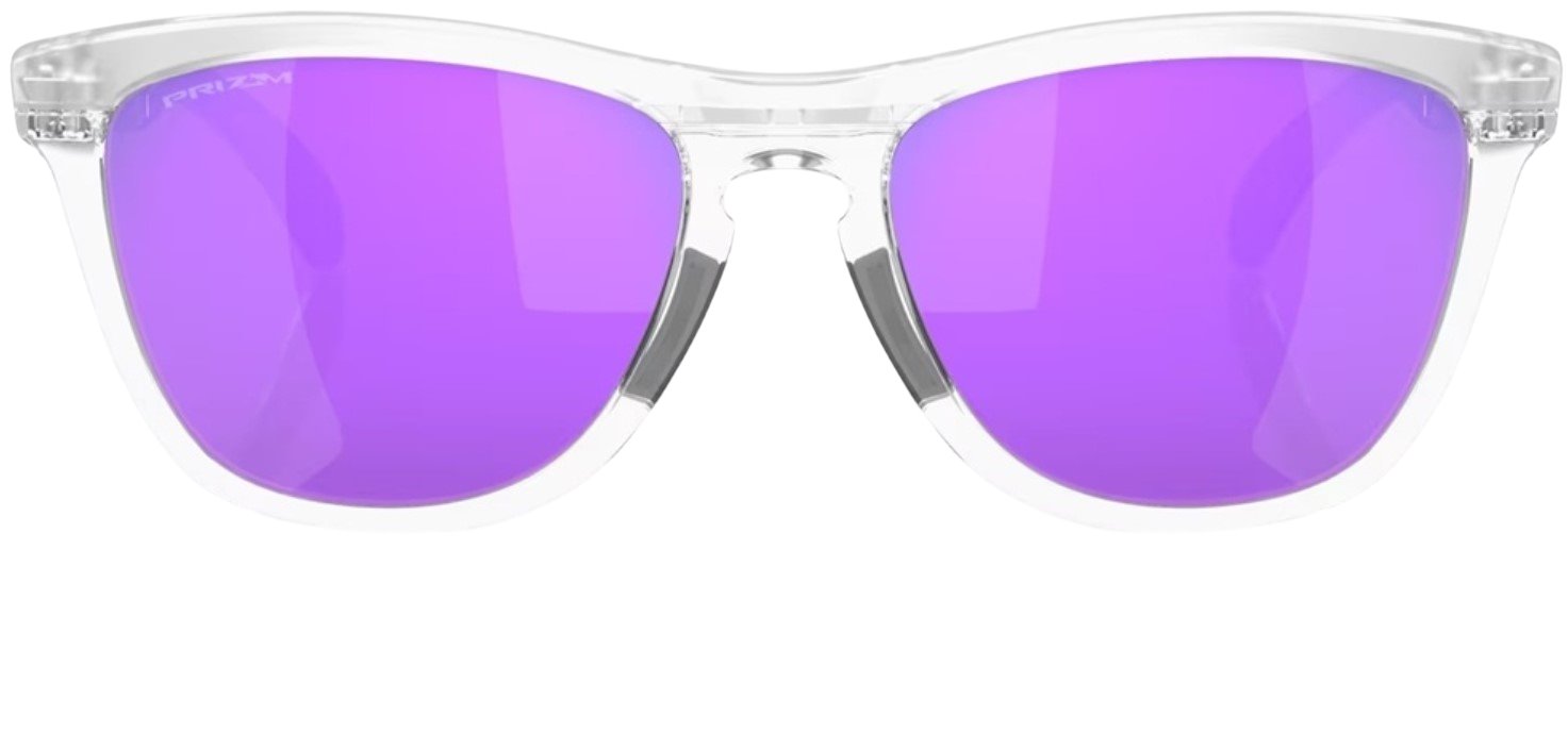 Очки солнцезащитные Oakley Frogskins Range Matte Clear Prizm Violet, Прозрачный/Фиолетовые Линзы
