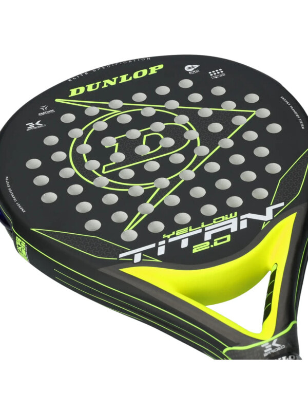 (EU) Ракетка для падел тенниса Dunlop Titan 2.0 Yellow