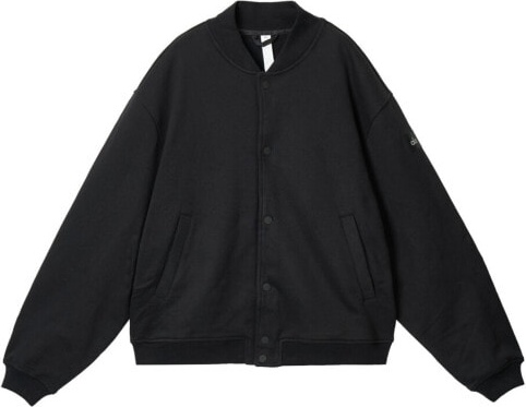 (CN) Бомбер Alo Yoga Renown Varsity Jacket, Чёрный (S)