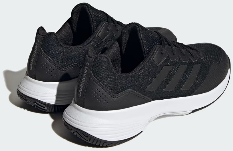 Кроссовки мужские Adidas Gamecourt 2.0, Чёрные (р. 43)