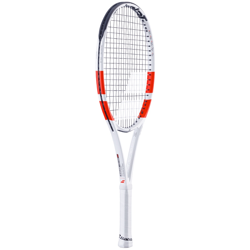 Ракетка для тенниса Babolat Pure Strike Jr 26 2024, ручка 00, Белая/Красная/Чёрная