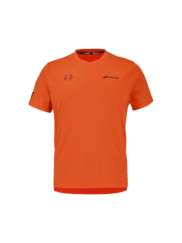 (EU) Футболка мужская Babolat Juan Lebrón, Оранжевая (L)