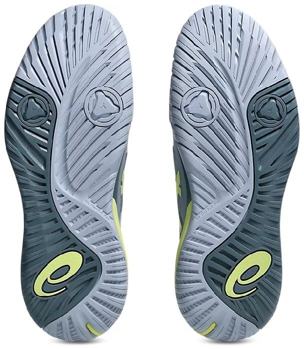 Кроссовки мужские Asics GEL-RESOLUTION X, Серые/Жёлтые, теннисные (р. 27,5)