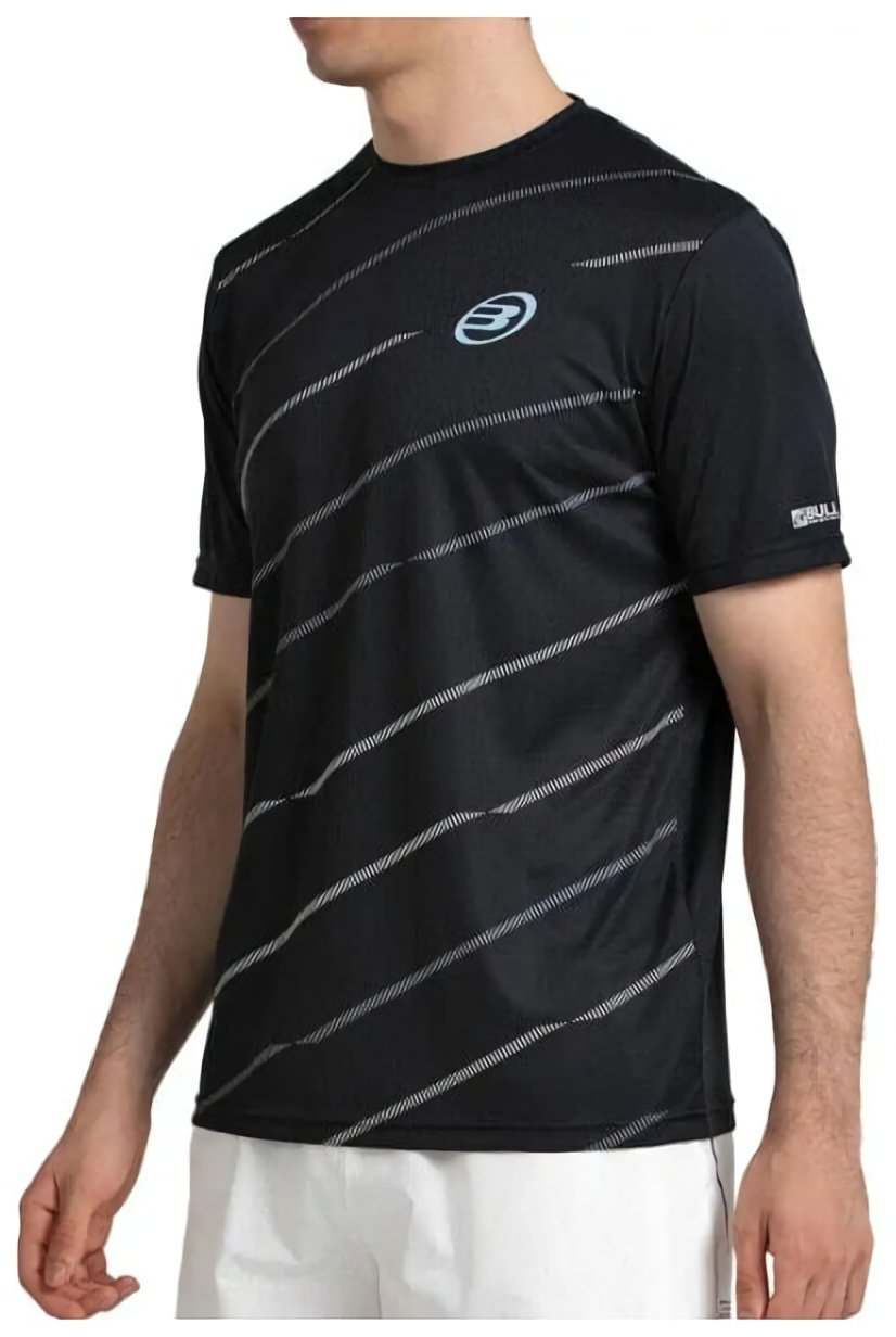 (EU) Футболка мужская Bullpadel CASINAS T-SHIRT, Чёрная (XL)