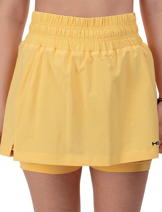 Юбка женская Head Play Skort W, Желтая (XS)