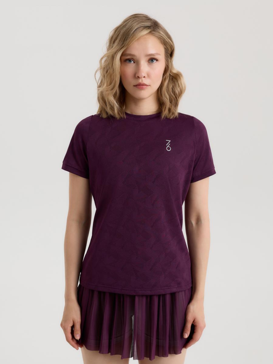 Футболка женская 7/6 Kate T-shirt - Potent Purple, Винная (L)