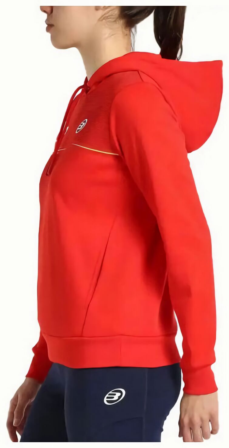 (EU) Свитшот женский Bullpadel Fuenla, Красная (L)