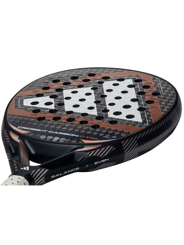 Ракетка для падел тенниса профессиональная Adidas Crossit Carbon Ctrl AR2CA5U87