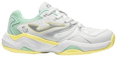 Кроссовки детские Joma Master 1000 Junior Clay, Белые/Бирюзовые (р. EUR 37)