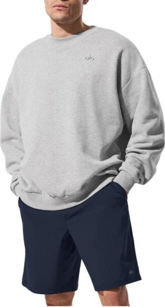 (CN) Свитшот Alo Yoga Accolade Crew Neck Pullover, Серый (S)