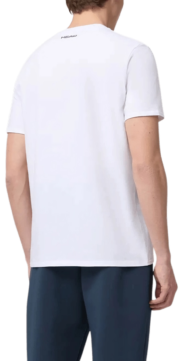 Футболка мужская Head Vision T-Shirt M, Белая/Синяя (L)