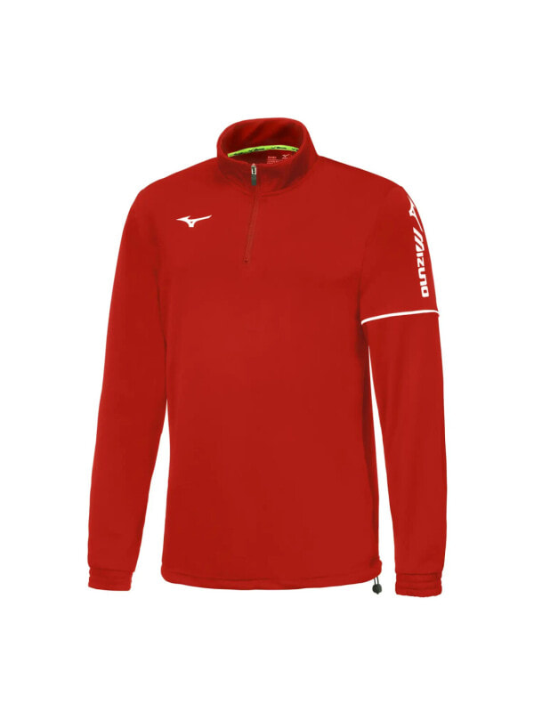 (EU) Лонгслив мужской Mizuno Team Sendai, Красный (S)