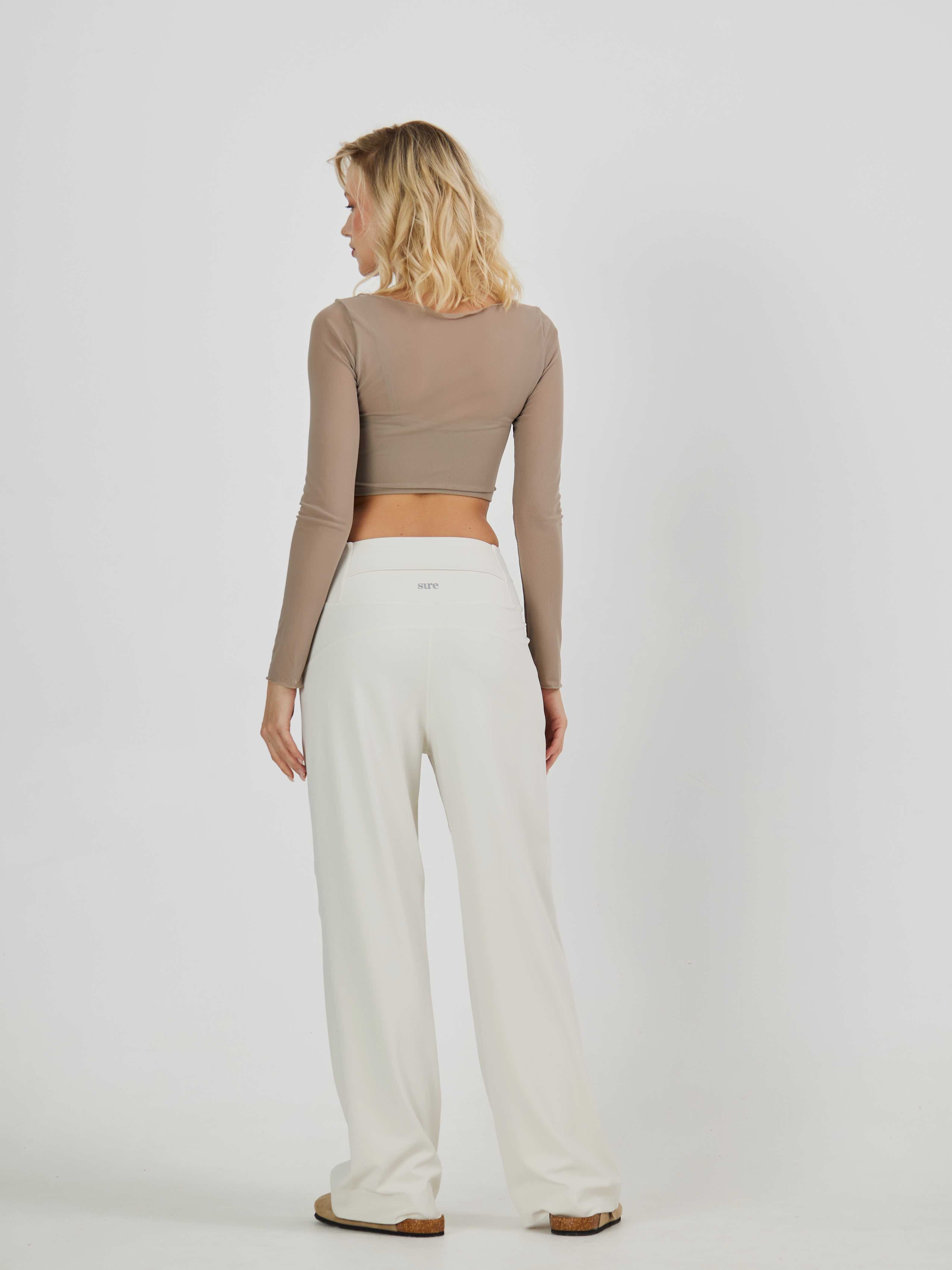 Брюки женские SURE 1APTJ_2838_170, Молочные (L)