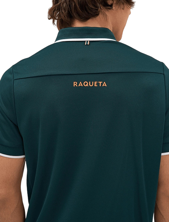 Поло мужское Raqueta Deporte M, Тёмно-зелёное (M)