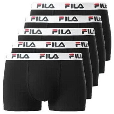 (EU) Боксеры мужские Fila, 5 пар, Чёрные (2XL)