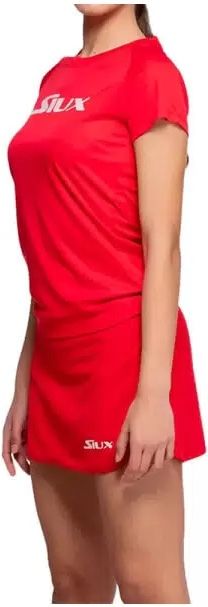 (EU) Футболка женская Siux Women's Club, с микроперфорацией, с антибактериальной отделкой, Красная (L)
