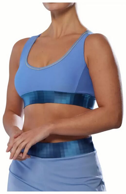 (EU) Бюстгальтер женский Mizuno Frontier, Синий (L)