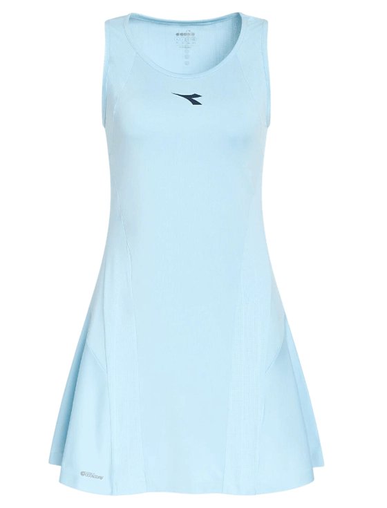 Платье женское Diadora L. Dress Icon W, Голубое (XS)