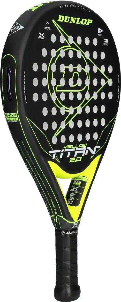 (EU) Ракетка для падел тенниса Dunlop Titan 2.0 Yellow